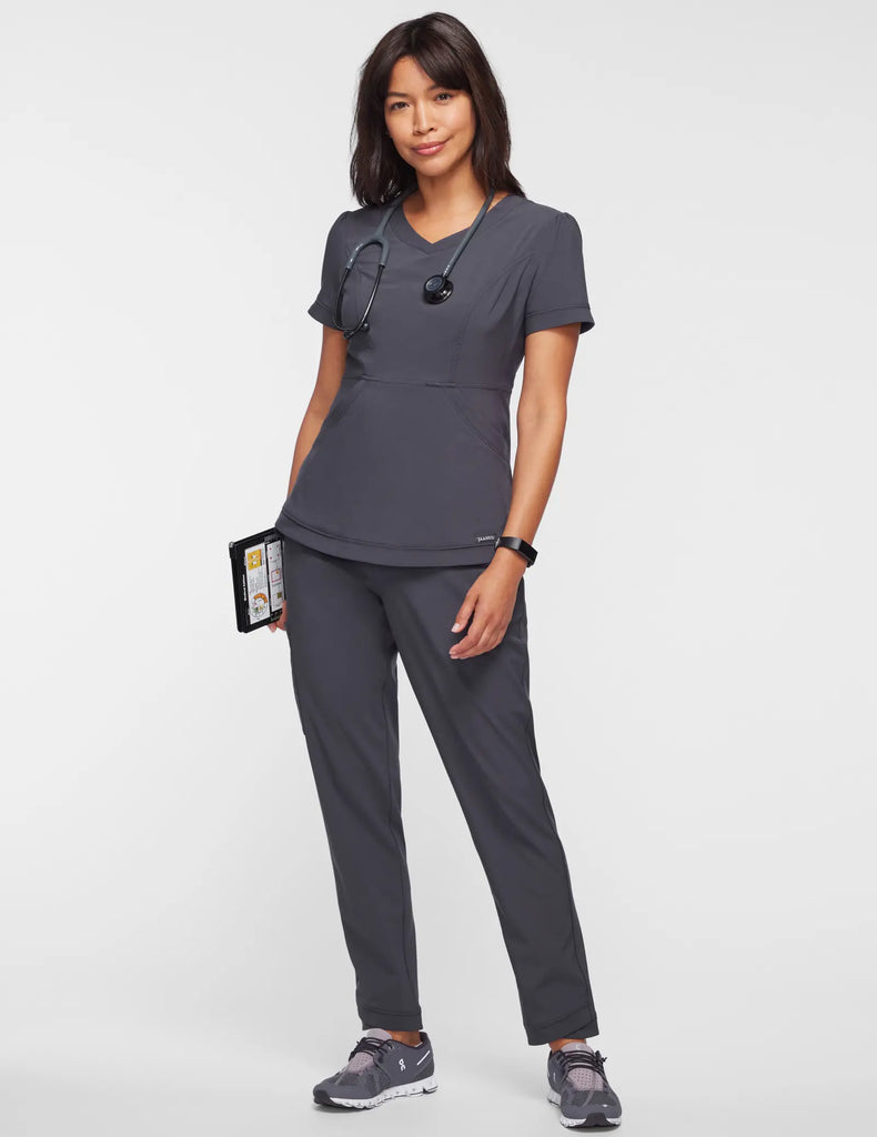 Jaanuu Scrubs Women's All-Day Performance Scrub Pant Slate | scrub-supply.com