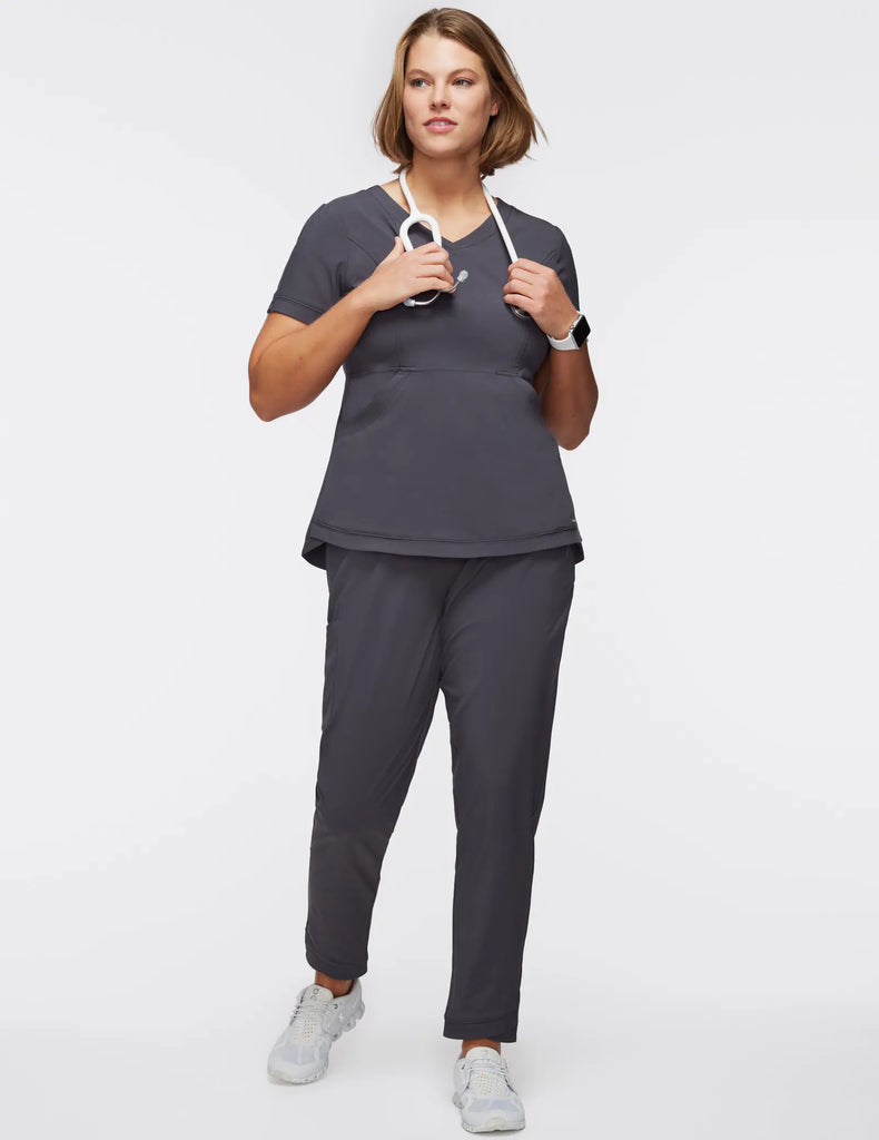 Jaanuu Scrubs Women's All-Day Performance Scrub Pant Slate | scrub-supply.com