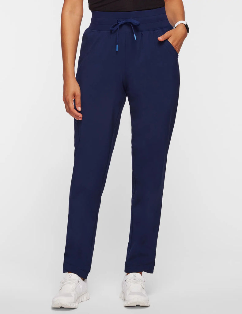 Jaanuu Scrubs Women's All-Day Performance Scrub Pant Navy | scrub-supply.com