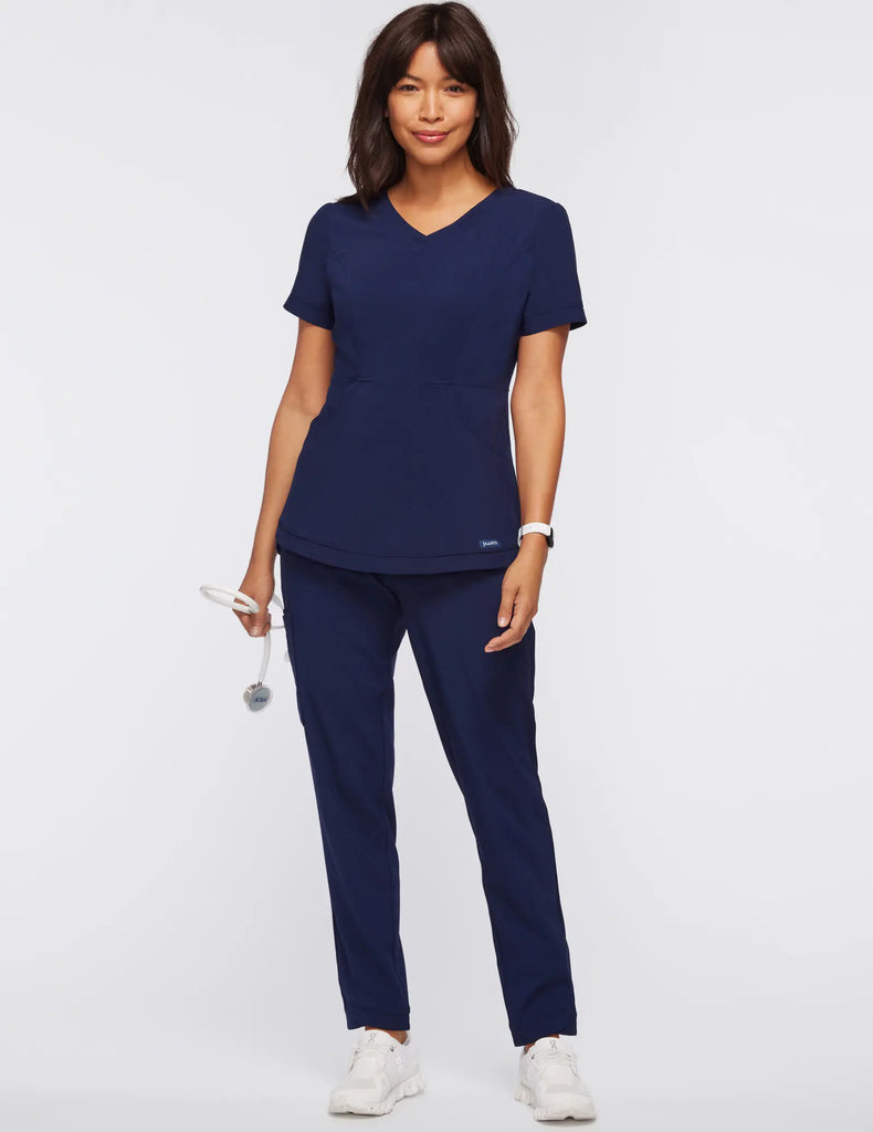 Jaanuu Scrubs Women's All-Day Performance Scrub Pant Navy | scrub-supply.com