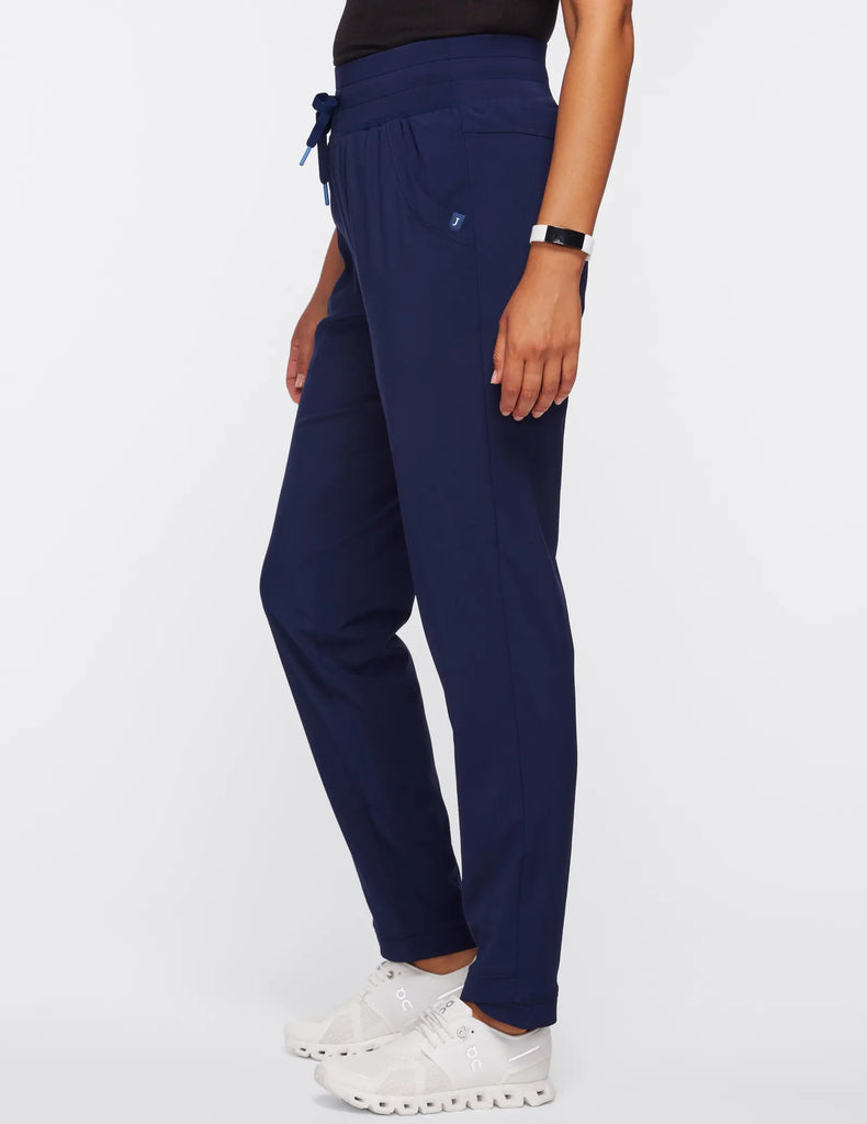 Jaanuu Scrubs Women's All-Day Performance Scrub Pant Navy | scrub-supply.com