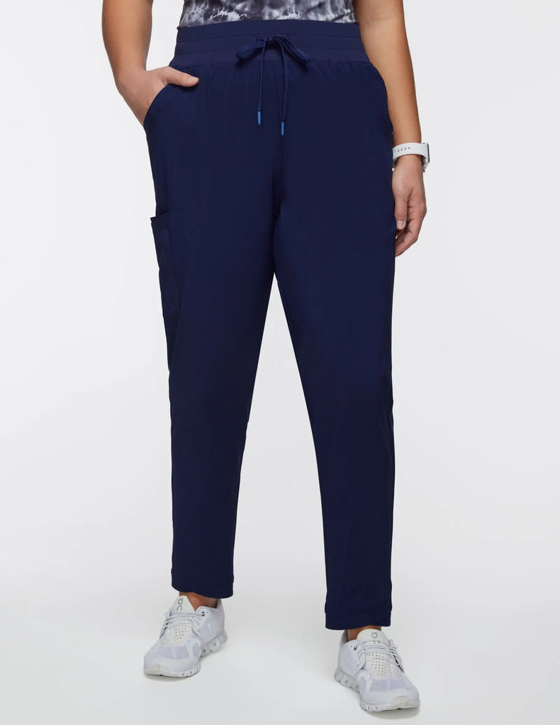 Jaanuu Scrubs Women's All-Day Performance Scrub Pant Navy | scrub-supply.com