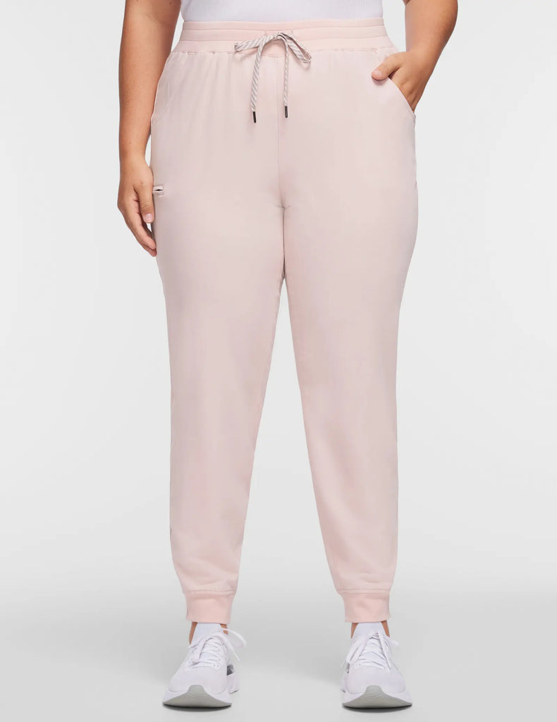 Jaanuu Scrubs Women's 5-Pocket Classic Scrub Jogger Blushing Pink | scrub-supply.com