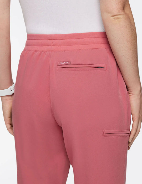 Jaanuu Scrubs Women's 5-Pocket Classic Scrub Jogger Dusty Rose | scrub-supply.com