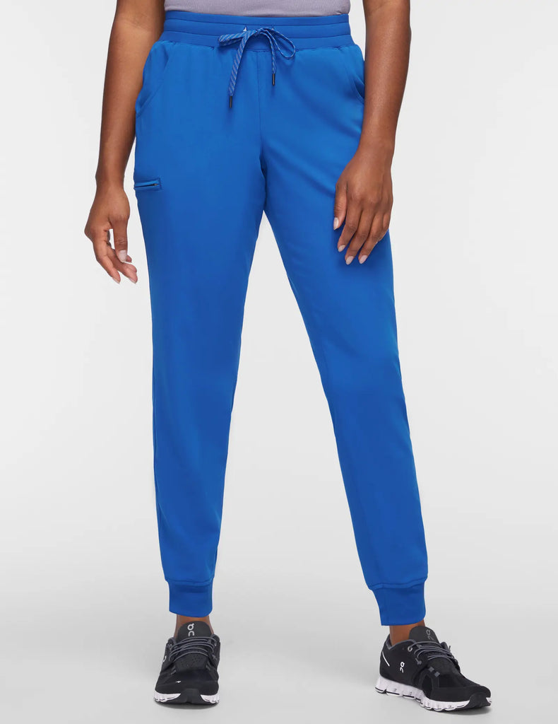 Jaanuu Scrubs Women's 5-Pocket Classic Scrub Jogger Royal Blue | scrub-supply.com