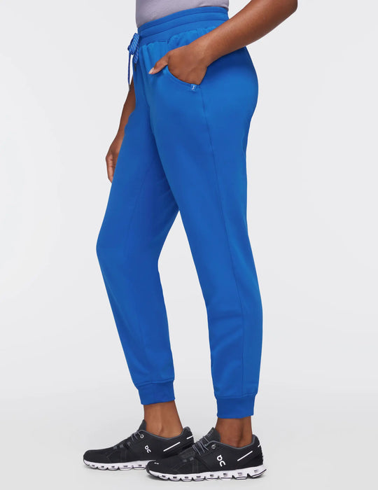 Jaanuu Scrubs Women's 5-Pocket Classic Scrub Jogger Royal Blue | scrub-supply.com