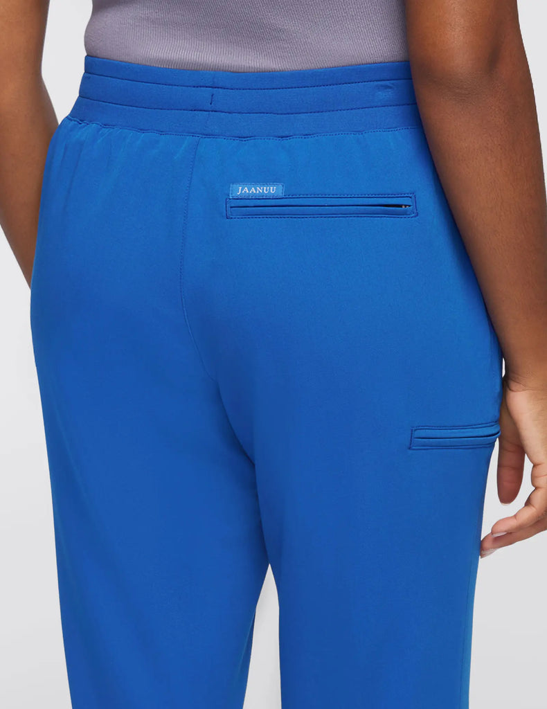 Jaanuu Scrubs Women's 5-Pocket Classic Scrub Jogger Royal Blue | scrub-supply.com