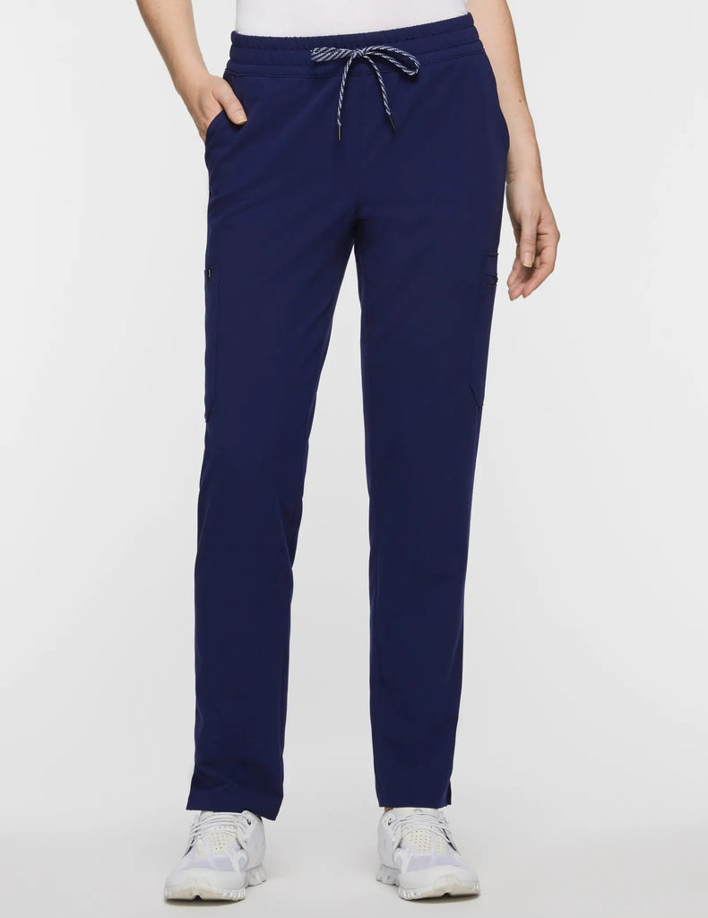 Jaanuu Scrubs Women's 7-Pocket Scrub Pant Navy | scrub-supply.com