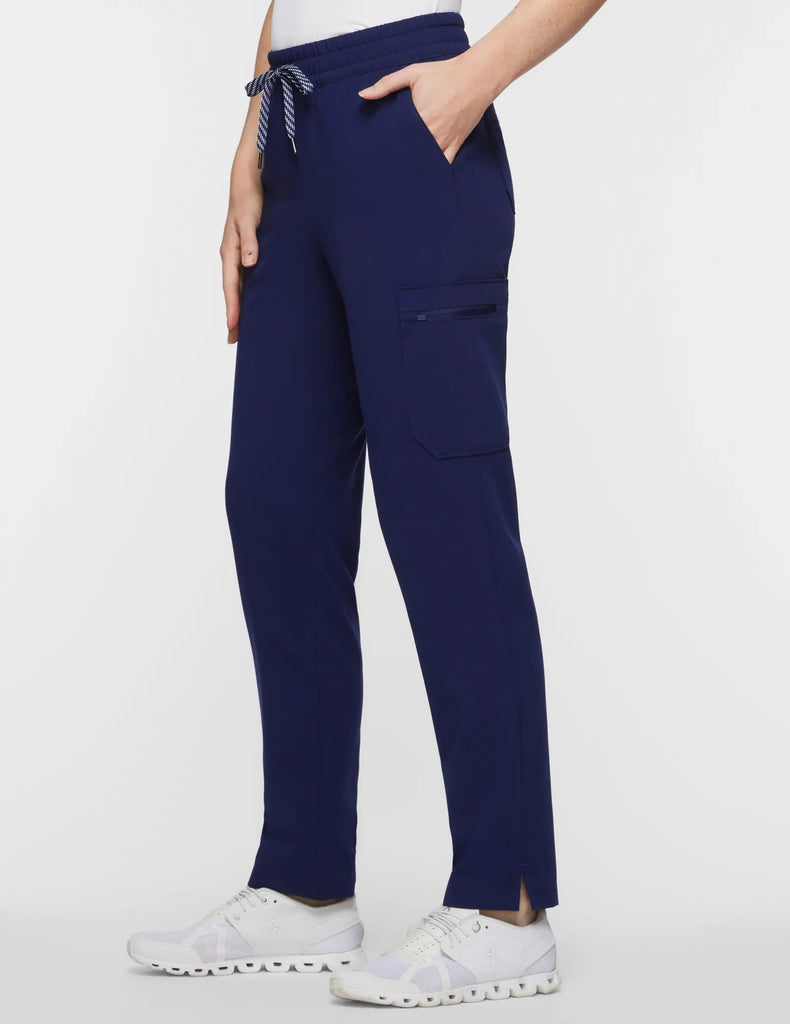 Jaanuu Scrubs Women's 7-Pocket Scrub Pant Navy | scrub-supply.com