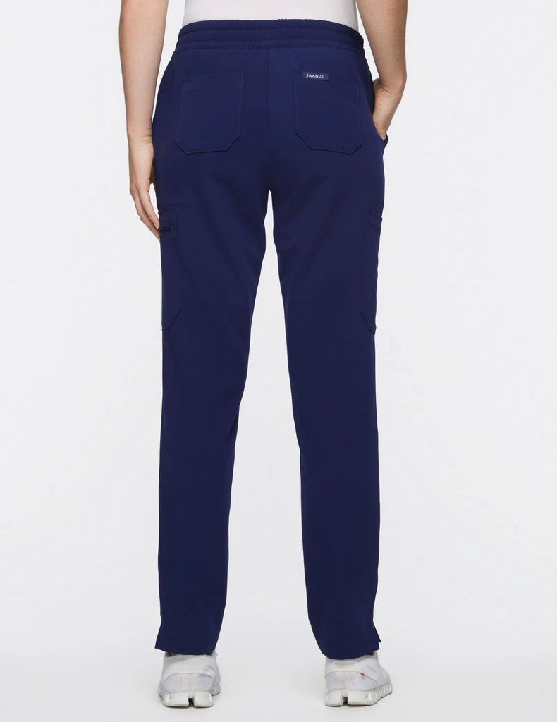 Jaanuu Scrubs Women's 7-Pocket Scrub Pant Navy | scrub-supply.com