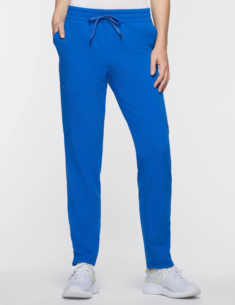 Jaanuu Scrubs Women's 7-Pocket Scrub Pant Royal Blue | scrub-supply.com