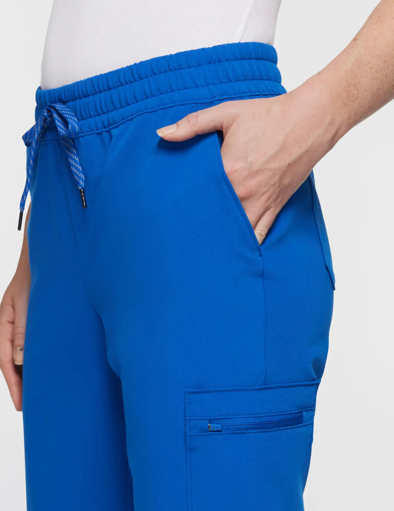 Jaanuu Scrubs Women's 7-Pocket Scrub Pant Royal Blue | scrub-supply.com