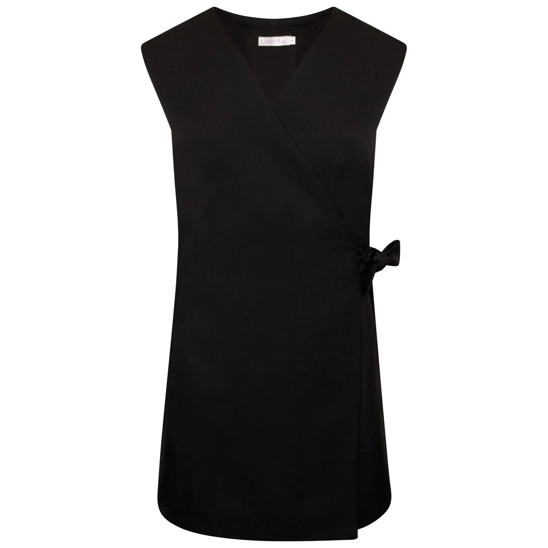 La Beeby Scrubs Women's Amie Top Black | scrub-supply.com