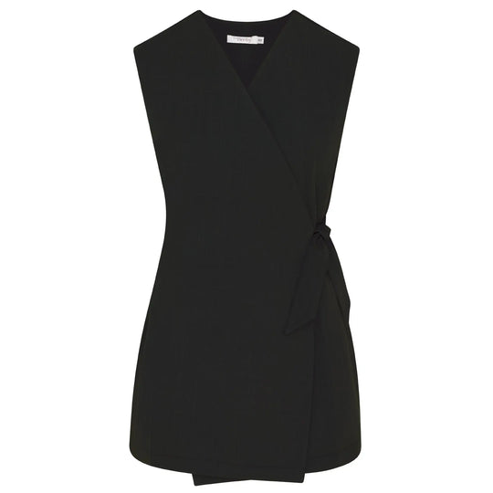 La Beeby Scrubs Women's Amie Top Black | scrub-supply.com