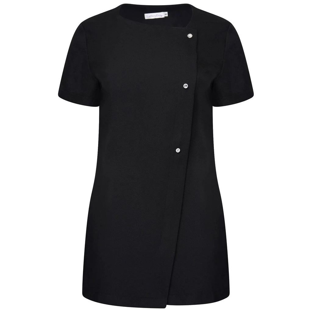 La Beeby Scrubs Women's Beau Top Black | scrub-supply.com