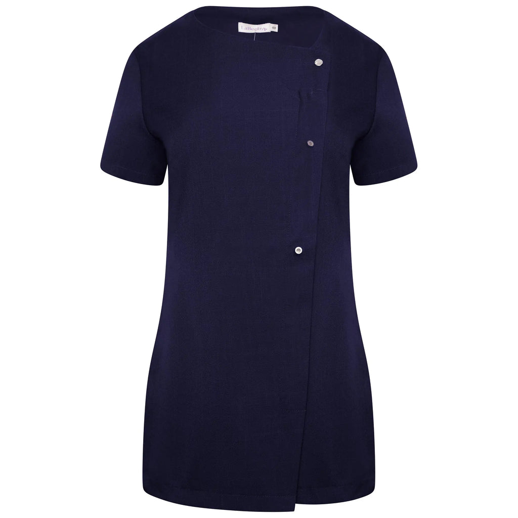 La Beeby Scrubs Women's Beau Top Light Navy | scrub-supply.com