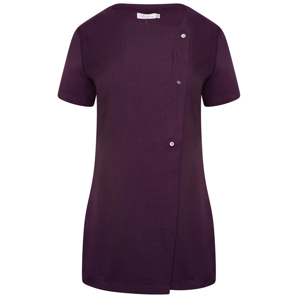 La Beeby Scrubs Women's Beau Top Plum | scrub-supply.com