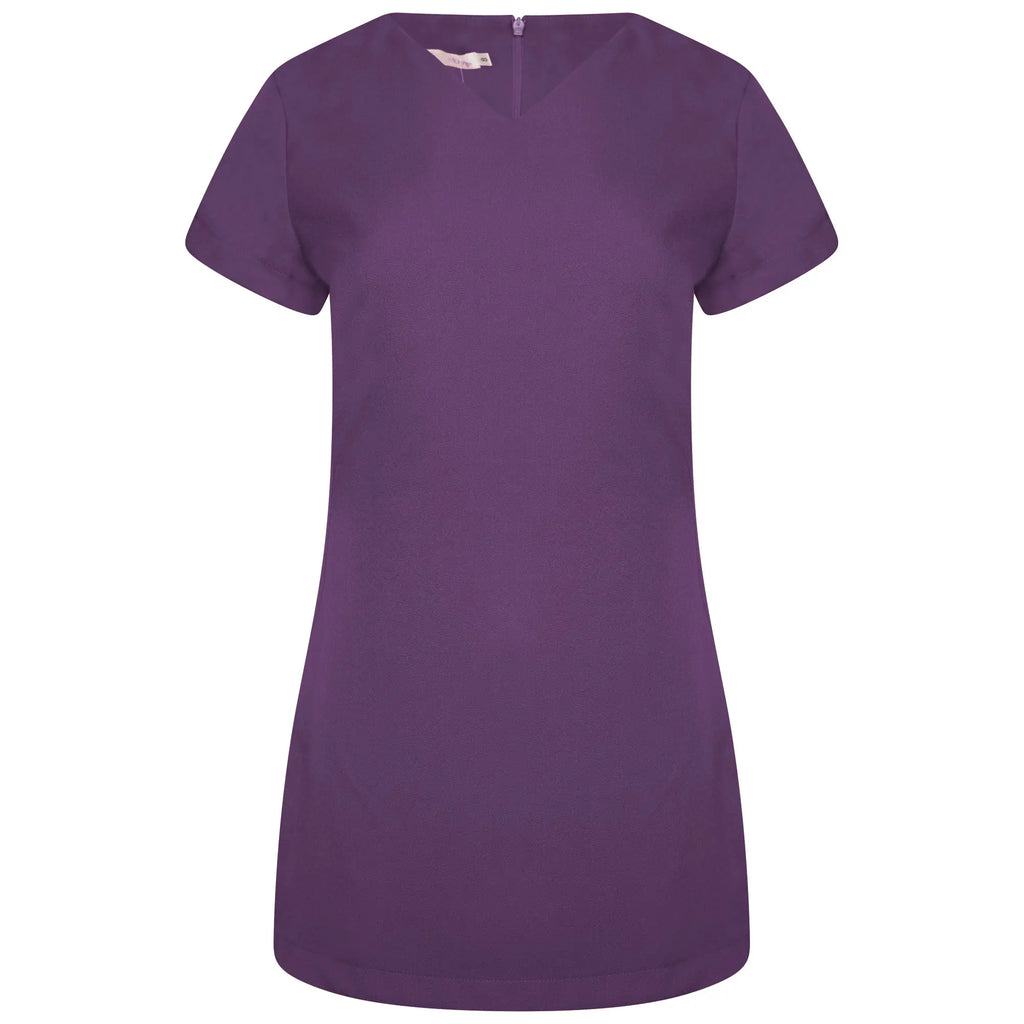 La Beeby Scrubs Women's Celeste Top Plum | scrub-supply.com