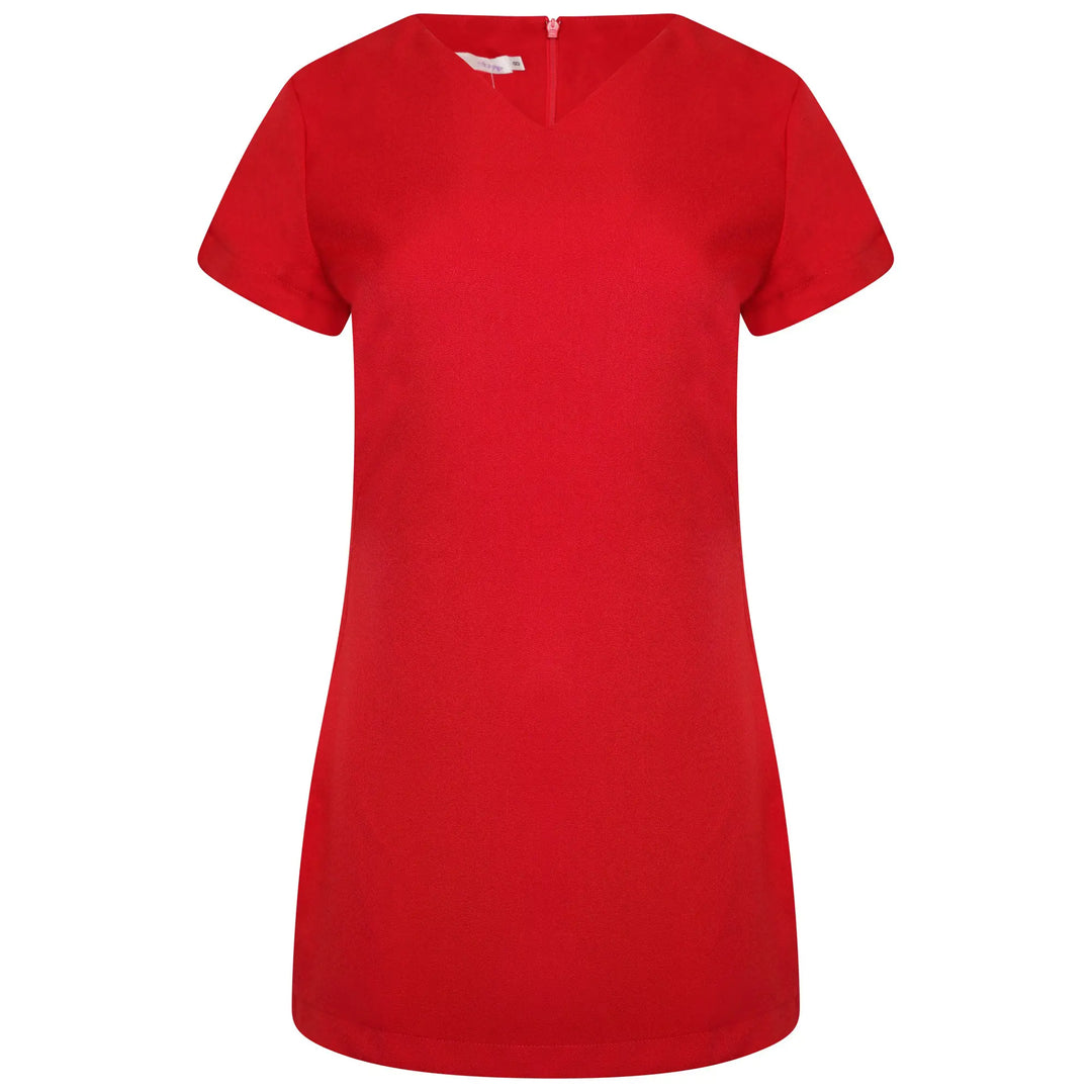 La Beeby Scrubs Women's Celeste Top Red | scrub-supply.com