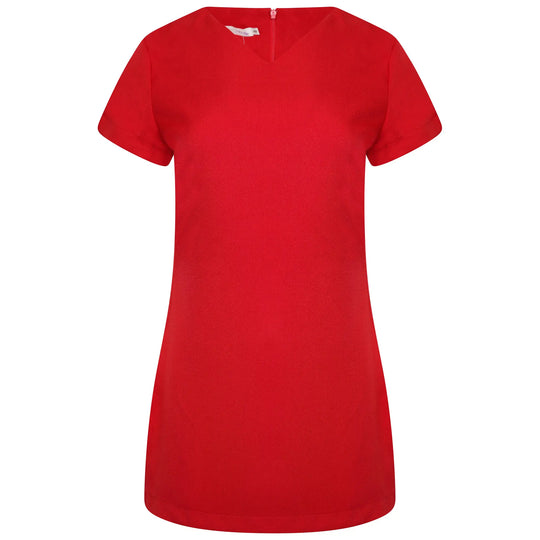 La Beeby Scrubs Women's Celeste Top Red | scrub-supply.com