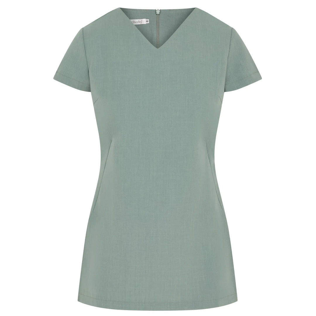 La Beeby Scrubs Women's Celeste Top Sage | scrub-supply.com