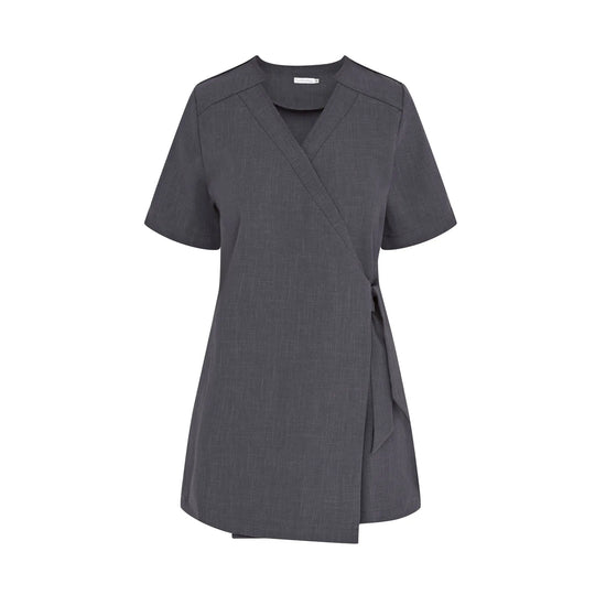 La Beeby Scrubs Women's Clara Top Grey | scrub-supply.com