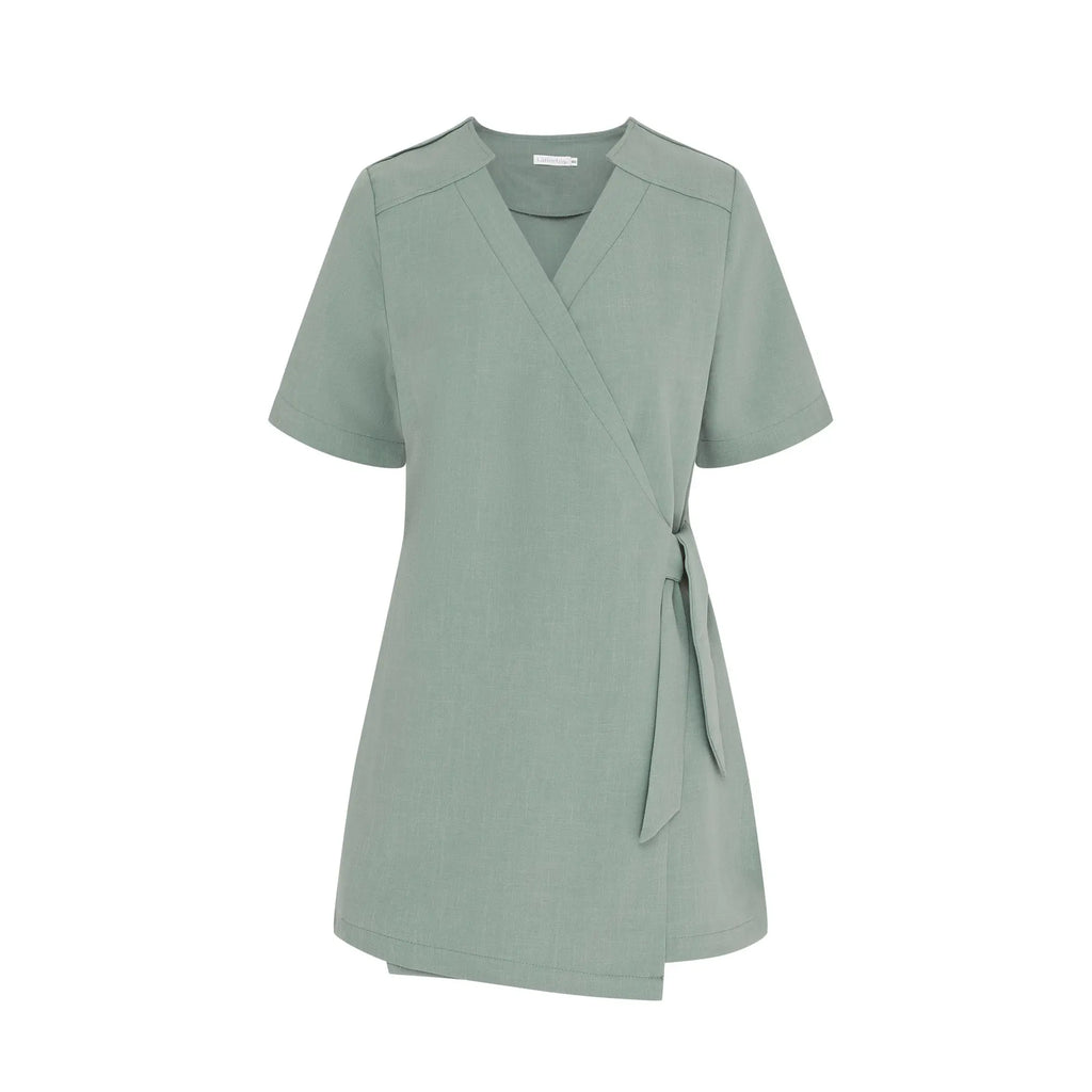 La Beeby Scrubs Women's Clara Top Sage | scrub-supply.com
