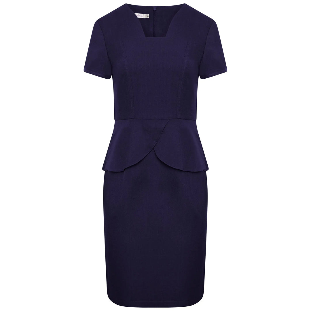 La Beeby Scrubs Women's Coco Dress Light Navy | scrub-supply.com