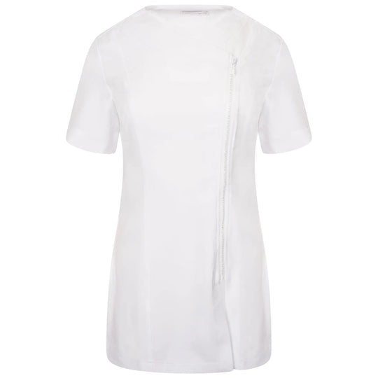 La Beeby Scrubs Women's Diamante Top White | scrub-supply.com