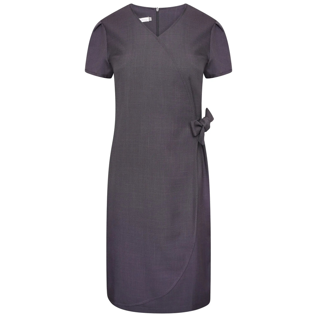 La Beeby Scrubs Women's Elena Dress Grey | scrub-supply.com