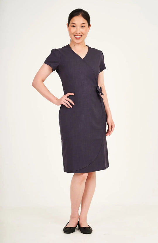 La Beeby Scrubs Women's Elena Dress Grey | scrub-supply.com