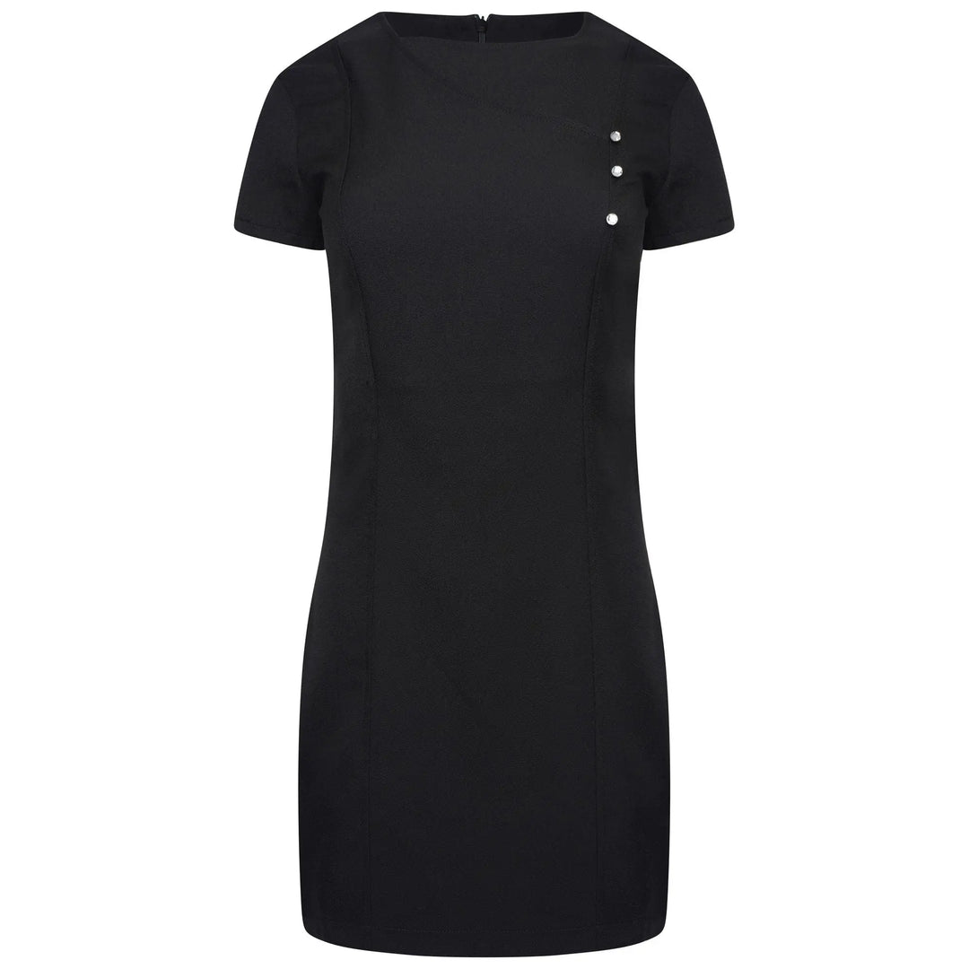 La Beeby Scrubs Women's Eliza Top Black | scrub-supply.com