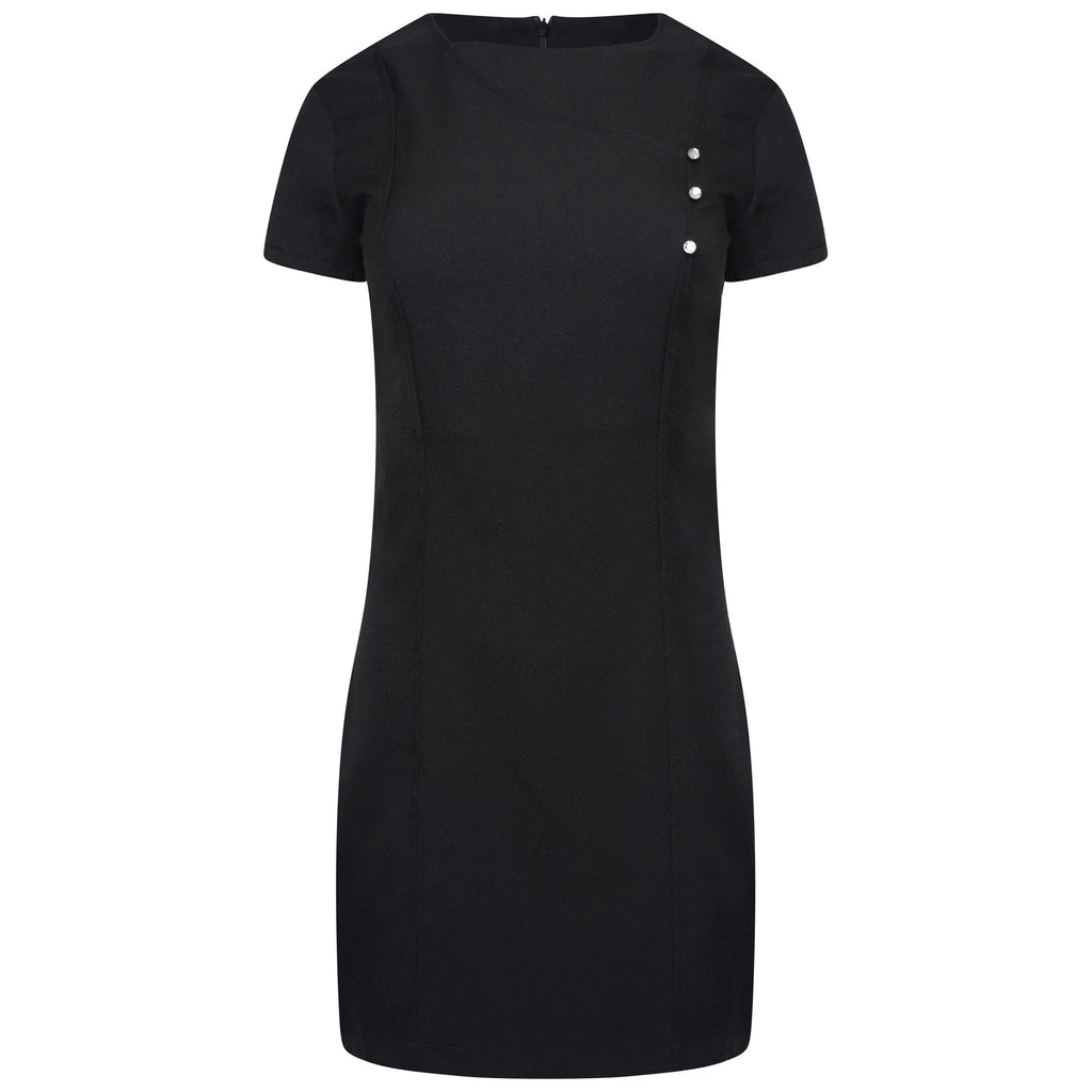 La Beeby Scrubs Women's Eliza Top Black | scrub-supply.com