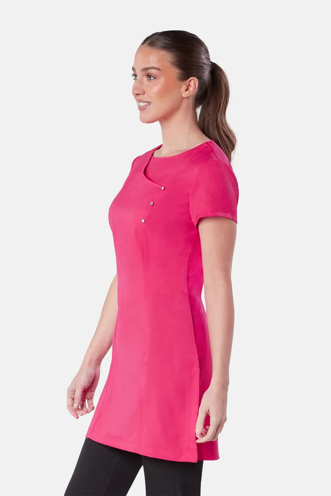 La Beeby Scrubs Women's Eliza Top Fuchsia | scrub-supply.com