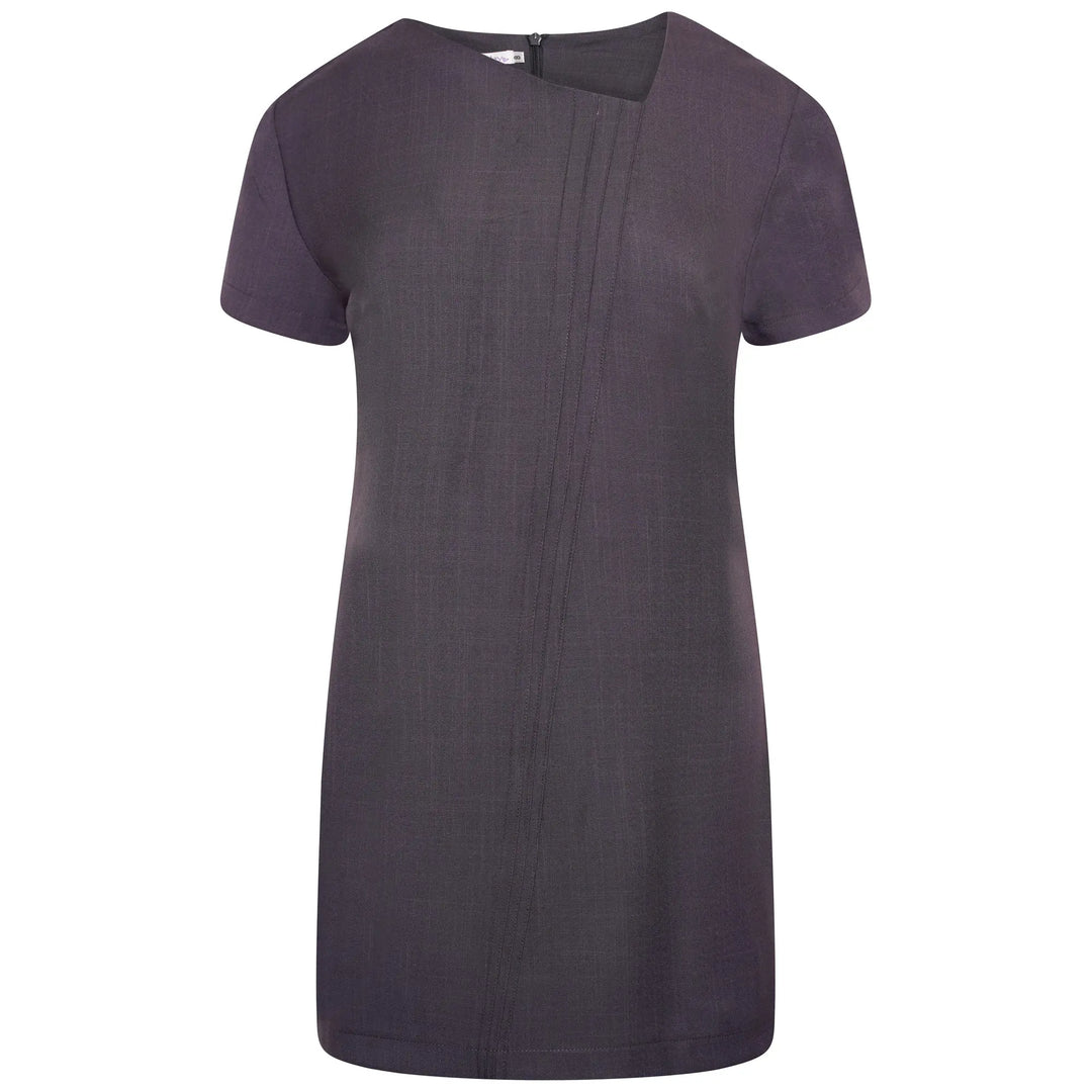 La Beeby Scrubs Women's Emma Top Grey | scrub-supply.com