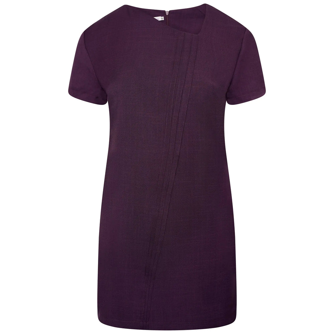 La Beeby Scrubs Women's Emma Top Plum | scrub-supply.com