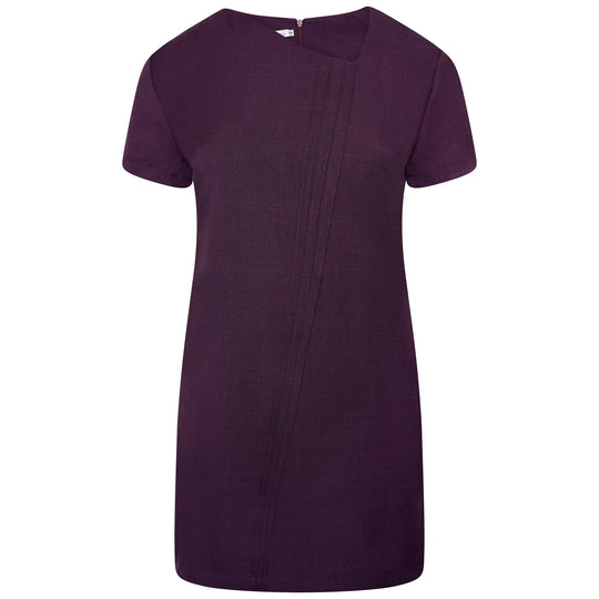 La Beeby Scrubs Women's Emma Top Plum | scrub-supply.com