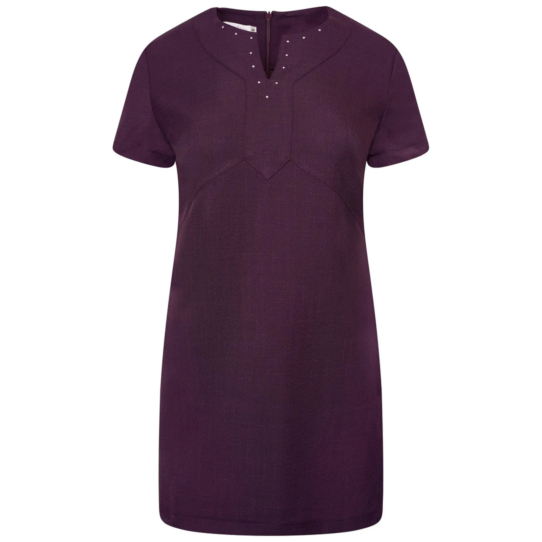 La Beeby Scrubs Women's Esmee Top Plum | scrub-supply.com