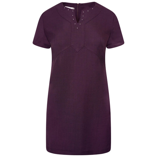 La Beeby Scrubs Women's Esmee Top Plum | scrub-supply.com