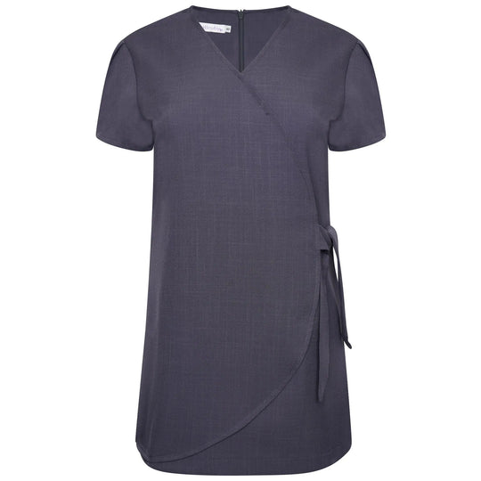 La Beeby Scrubs Women's Gisele Top Grey | scrub-supply.com