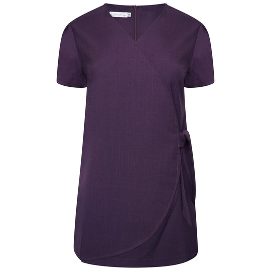 La Beeby Scrubs Women's Gisele Top Plum | scrub-supply.com