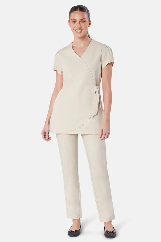 La Beeby Scrubs Women's Ila Pants Natural | scrub-supply.com