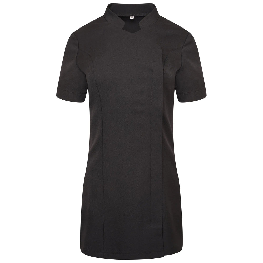 La Beeby Scrubs Women's Lea Top Black | scrub-supply.com