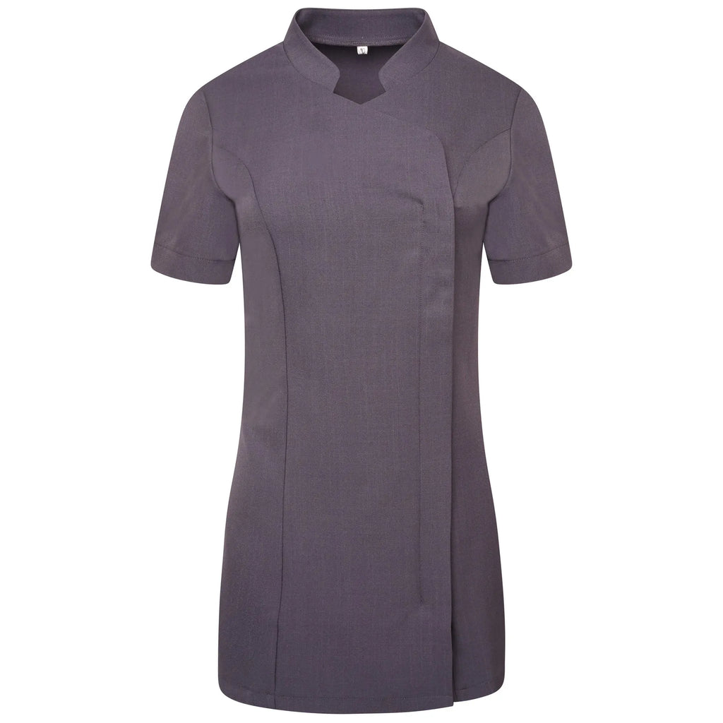 La Beeby Scrubs Women's Lea Top Grey | scrub-supply.com