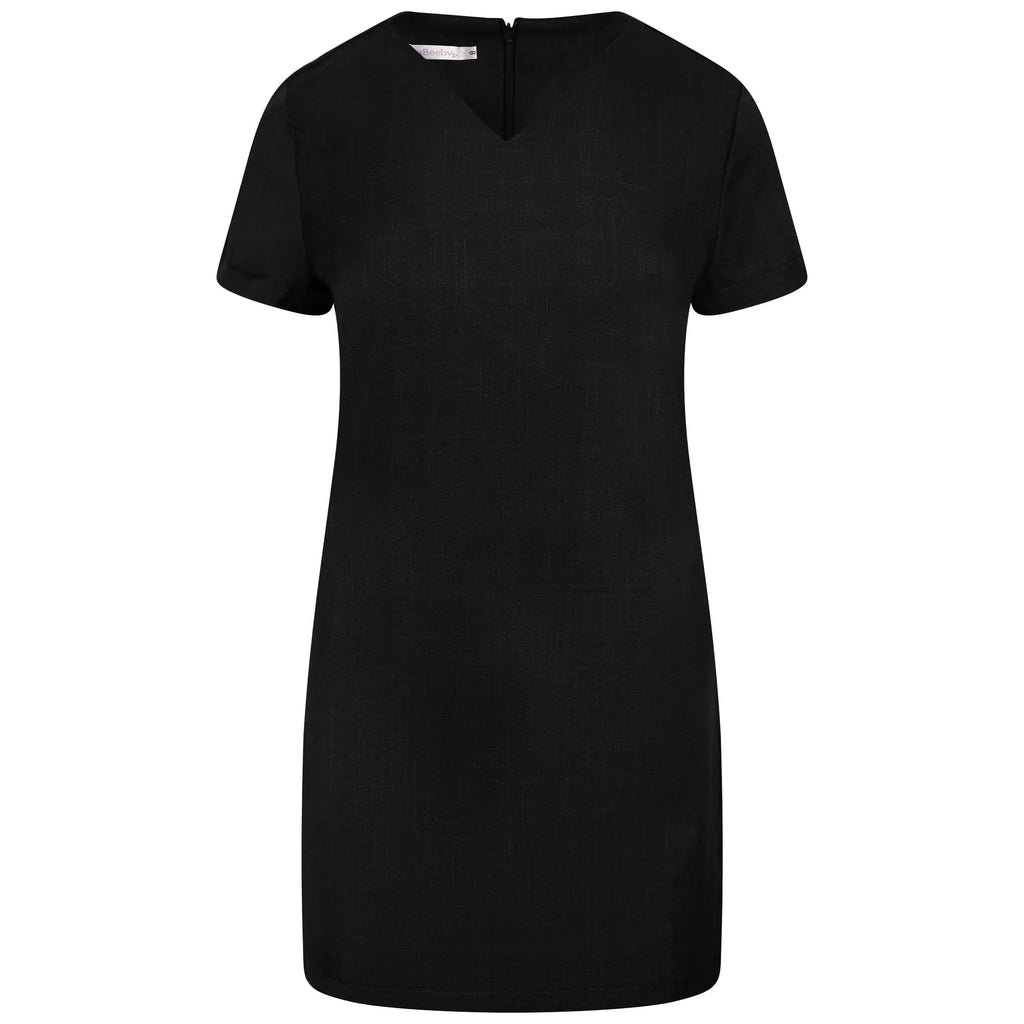 La Beeby Scrubs Women's Lena Top Black | scrub-supply.com