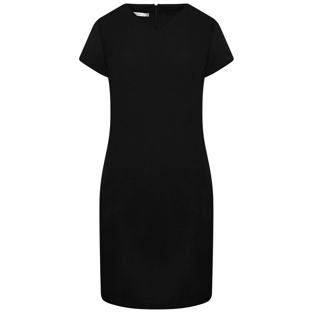 La Beeby Scrubs Women's Maya Dress Black | scrub-supply.com