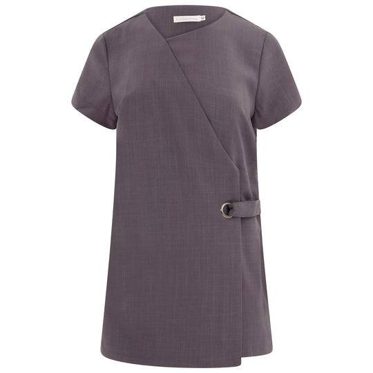 La Beeby Scrubs Women's Mila Top Grey | scrub-supply.com