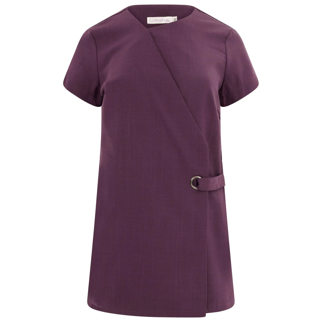 La Beeby Scrubs Women's Mila Top Plum | scrub-supply.com
