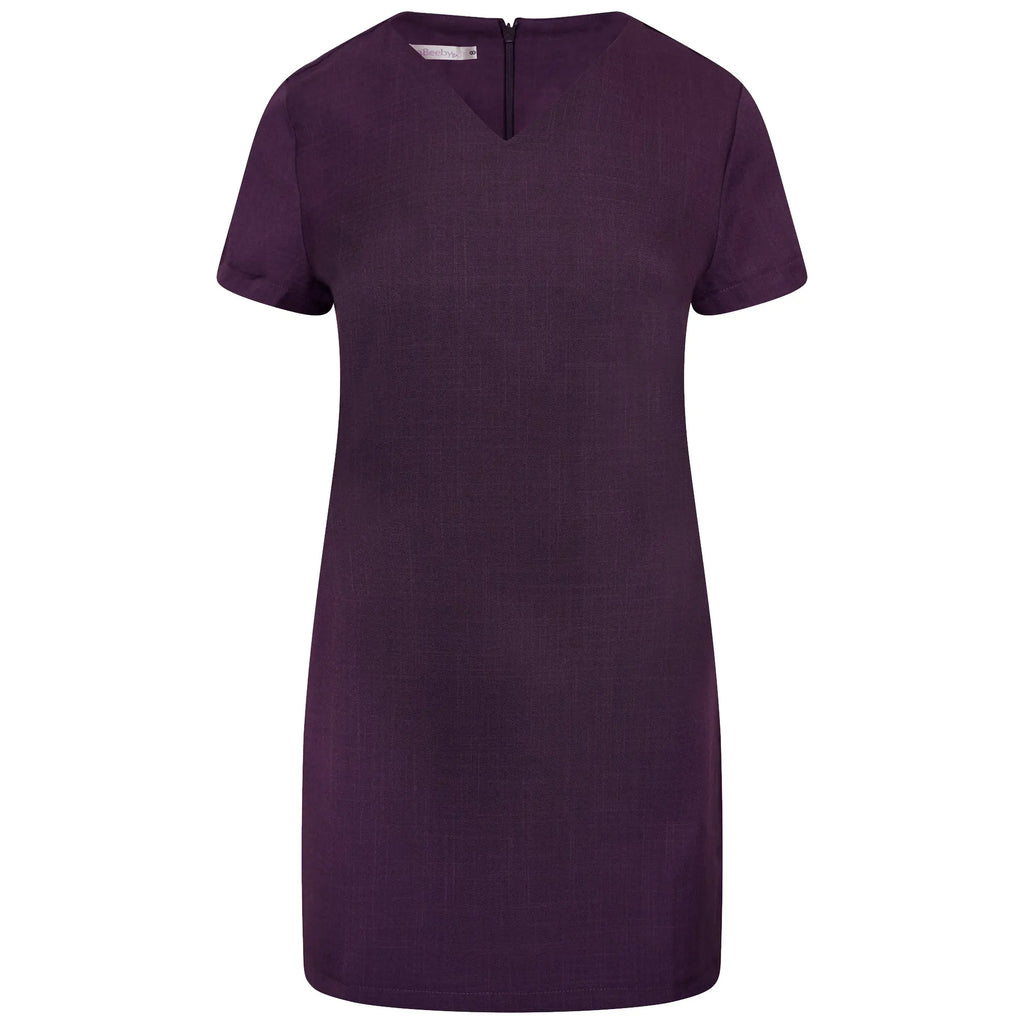 La Beeby Scrubs Women's Nina Top Plum | scrub-supply.com