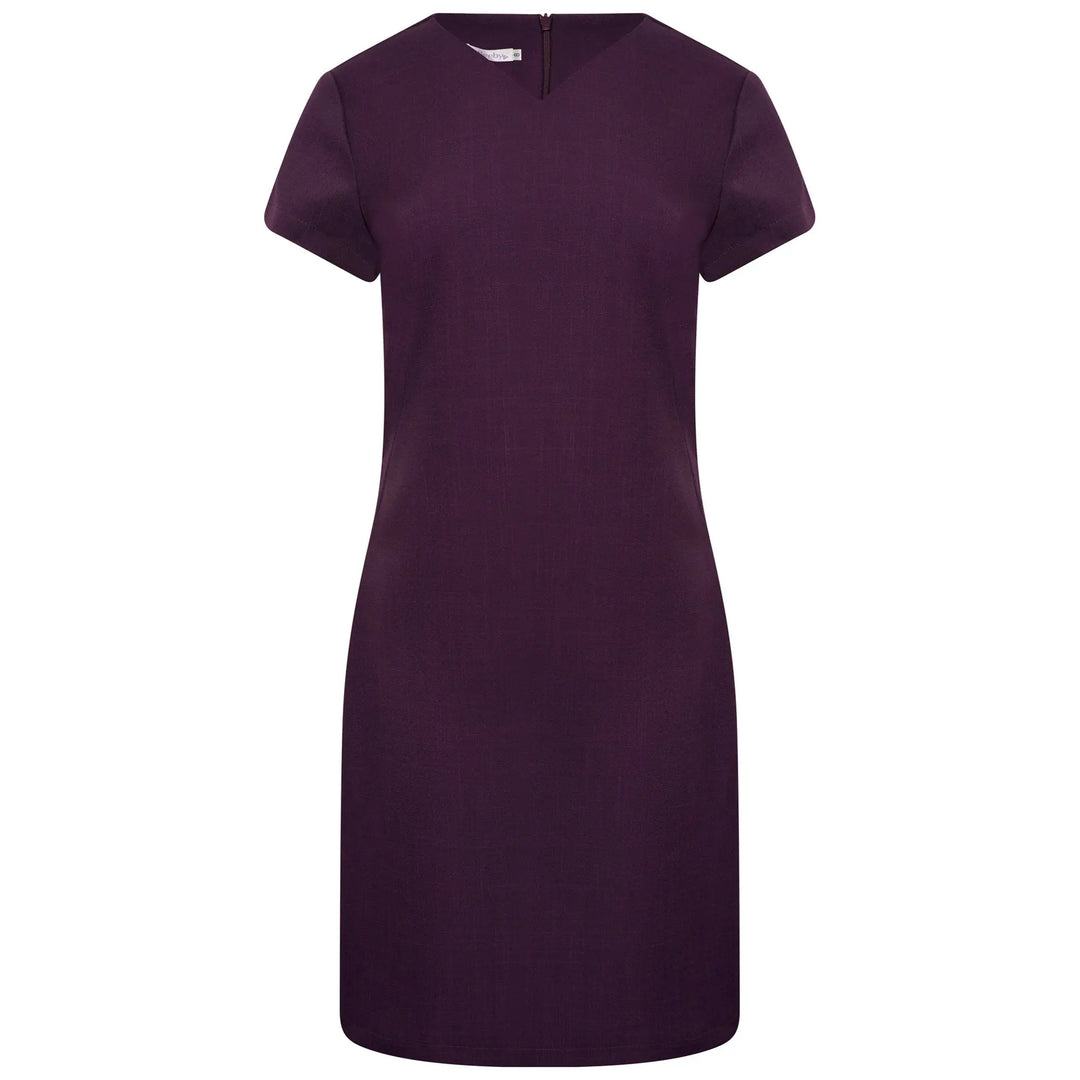 La Beeby Scrubs Women's Sara Top Plum | scrub-supply.com